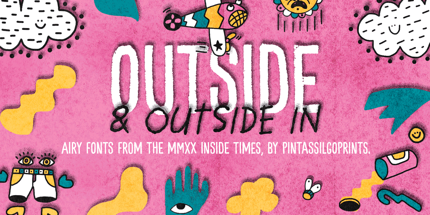 Outside Font preview